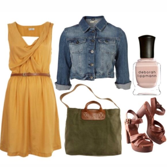 Mustard Yellow sleeveless dress size M - Picture 1 of 6